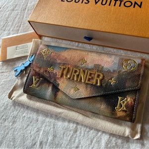 Louis Vuitton x Jeff Koons Masters Turner Sarah Wallet NIB